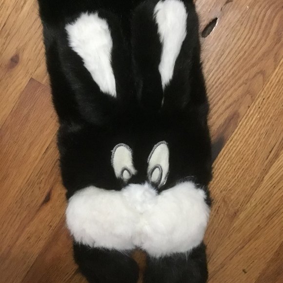 Candystripper bunny faux fur scarf new - Picture 1 of 4